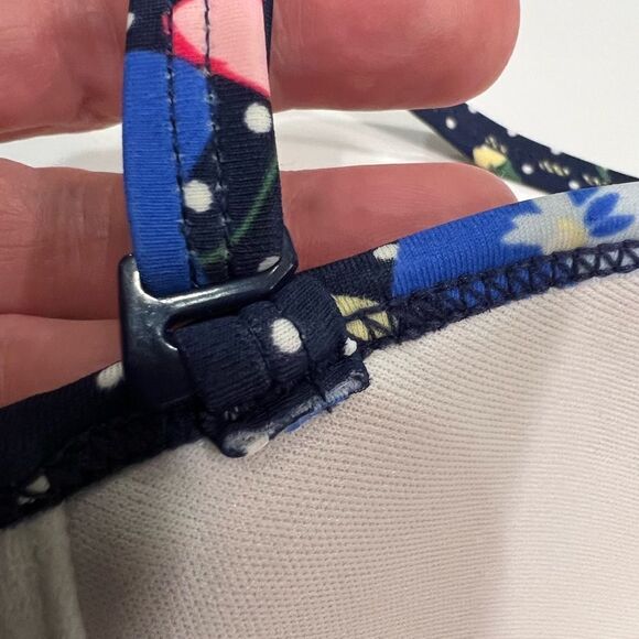 St.Bernard Bohemian Ruffle Floral Print Bikini Size 16/ 38C - Picture 7 of 12